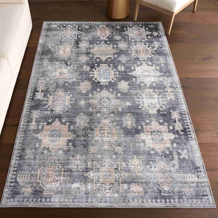 Nuloom Gwyneira Medallion Machine Washable Area Rug 8ft x 10ft HJTH22B-8010
